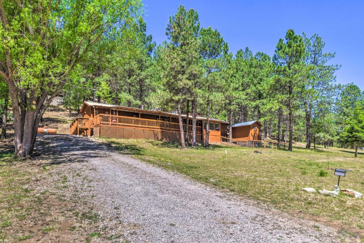 Quiet Cloudcroft Cabin With Porch And Gas Grill! Eksteriør bilde