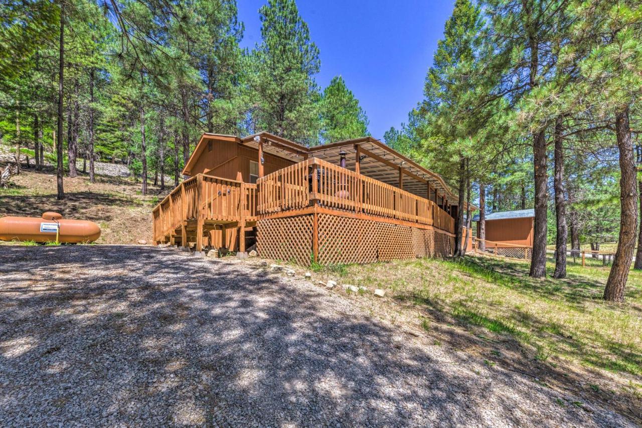 Quiet Cloudcroft Cabin With Porch And Gas Grill! Eksteriør bilde