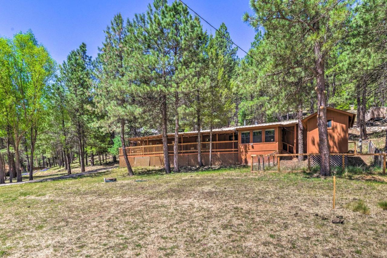 Quiet Cloudcroft Cabin With Porch And Gas Grill! Eksteriør bilde