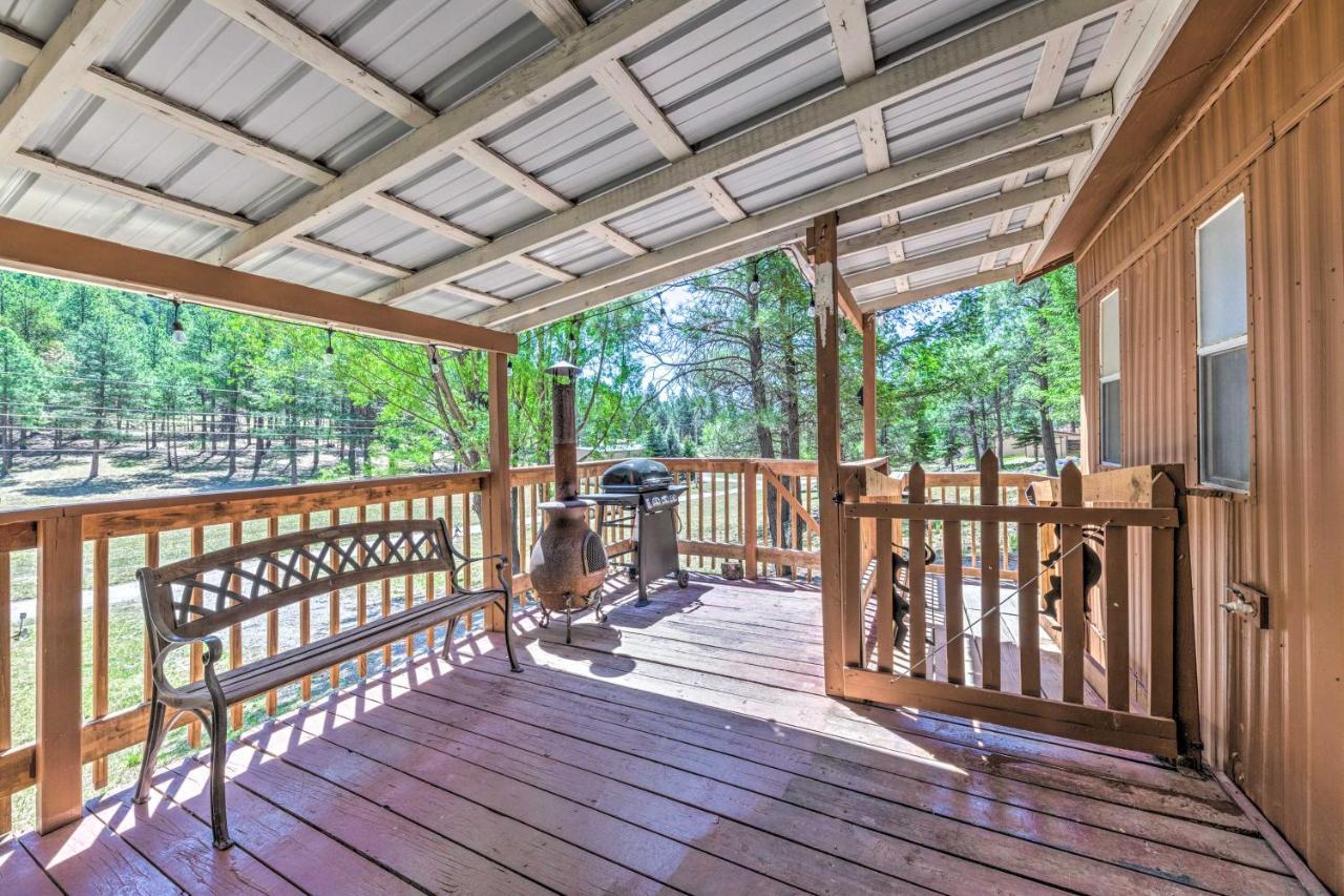 Quiet Cloudcroft Cabin With Porch And Gas Grill! Eksteriør bilde